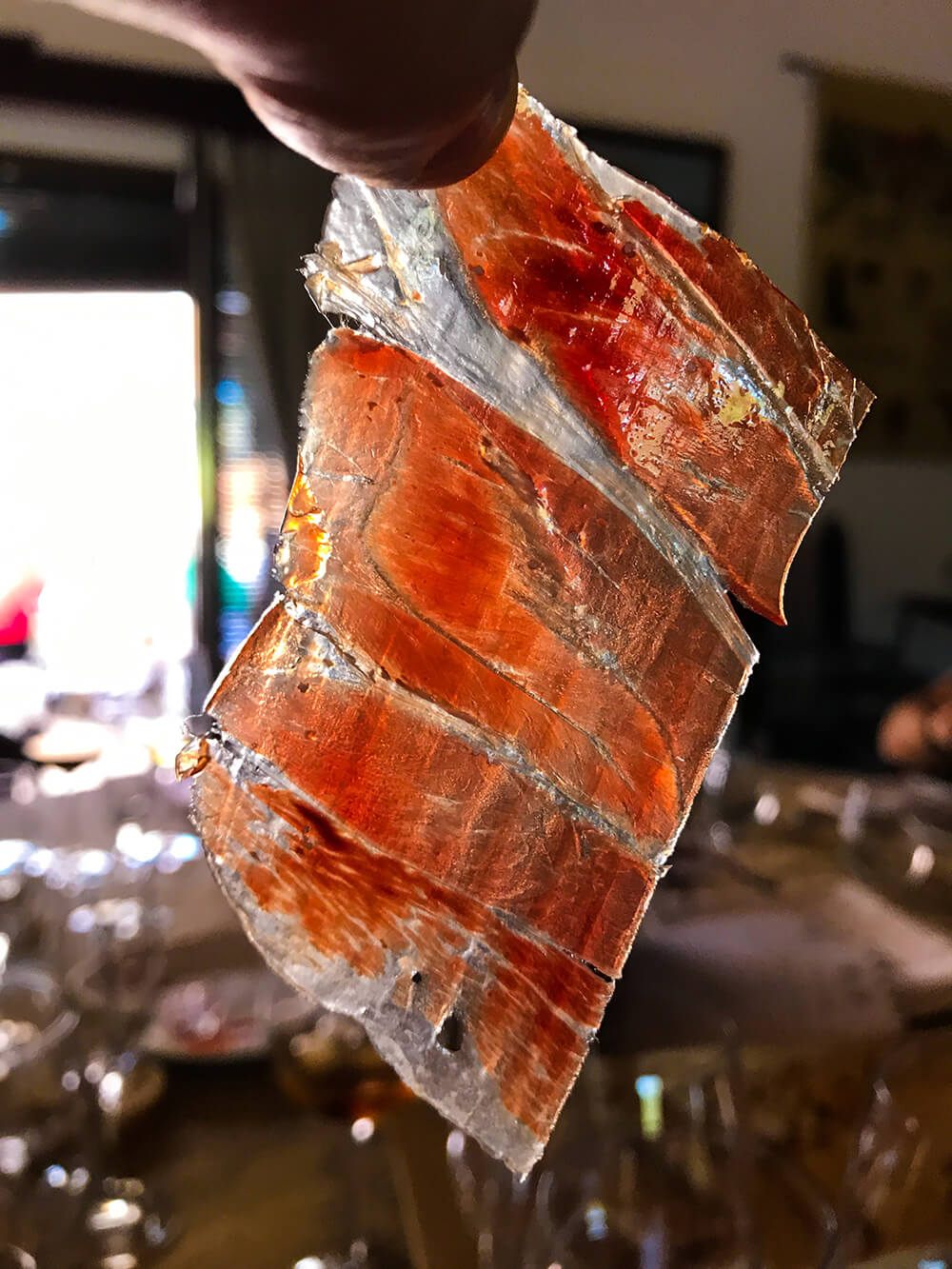 アルトゥーロ・サンチェスの３回モンタネーラハモン・イベリコ・デ・ベジョータ