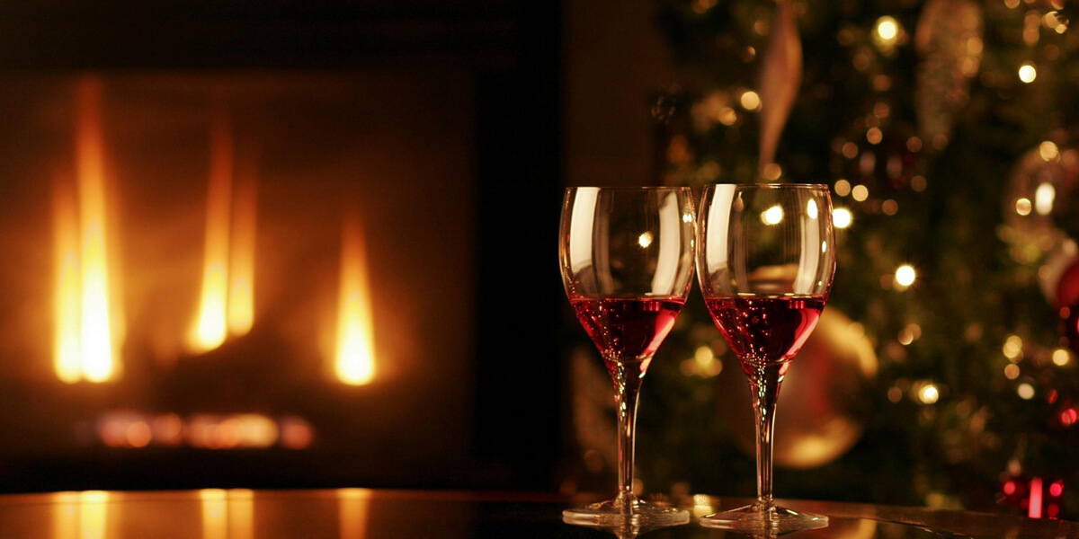 クリスマスにはワインと生ハム
