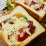 生ハムエッグトースト_完成