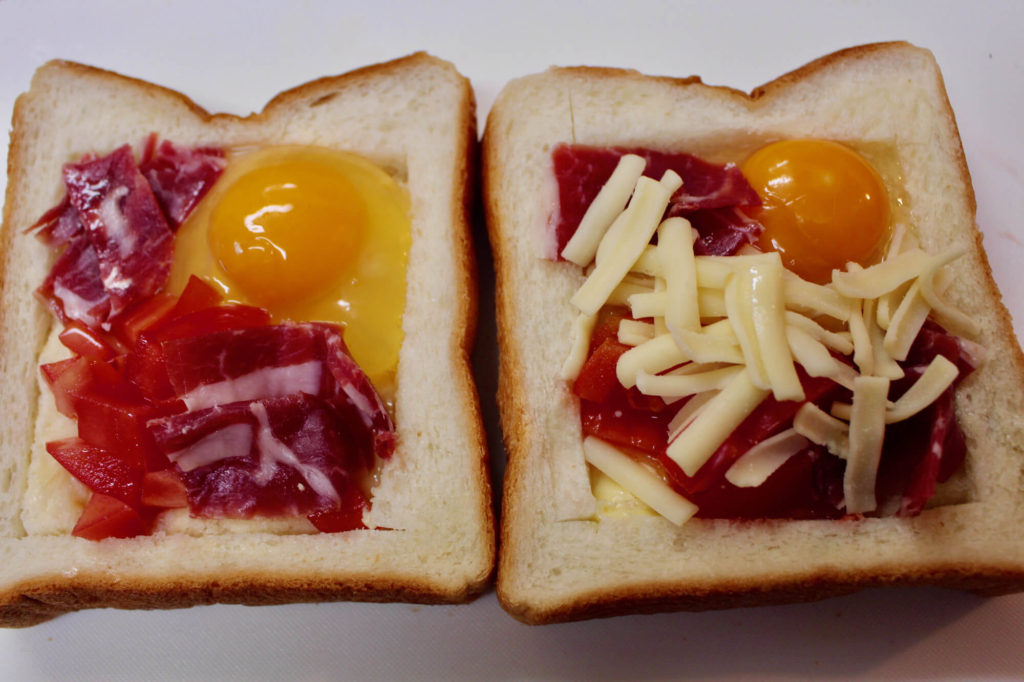 生ハムエッグトースト_4