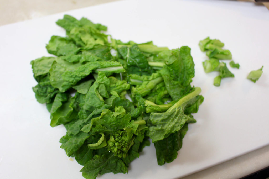 筍と菜の花のオリーブ炒め御飯_3