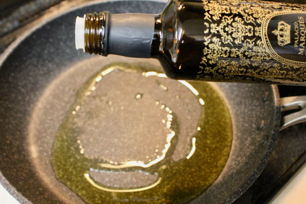 筍と菜の花のオリーブ炒め御飯_4