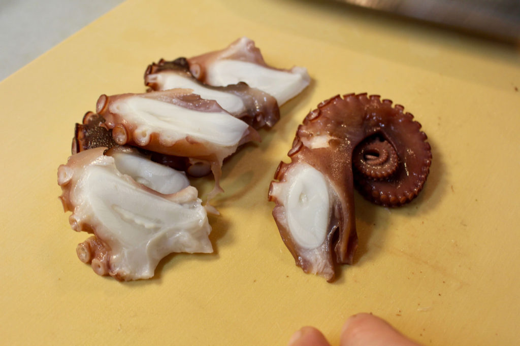 チョリソと蛸のカルパッチョ_3