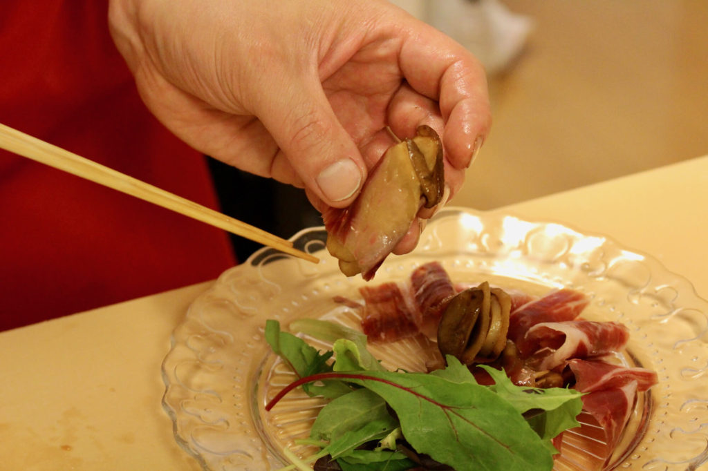 新生姜とエリンギのきんぴら　生ハム巻きの作り方_4