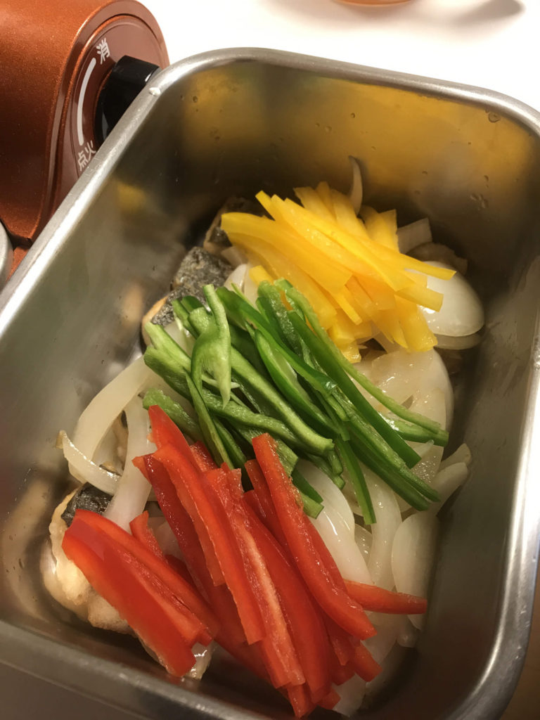 鯵のオリーブオイル焼き和風マリネの作り方_7