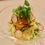 そうめん南瓜とイエロービーツ、モロッコ豆のサラダのレシピ_完成