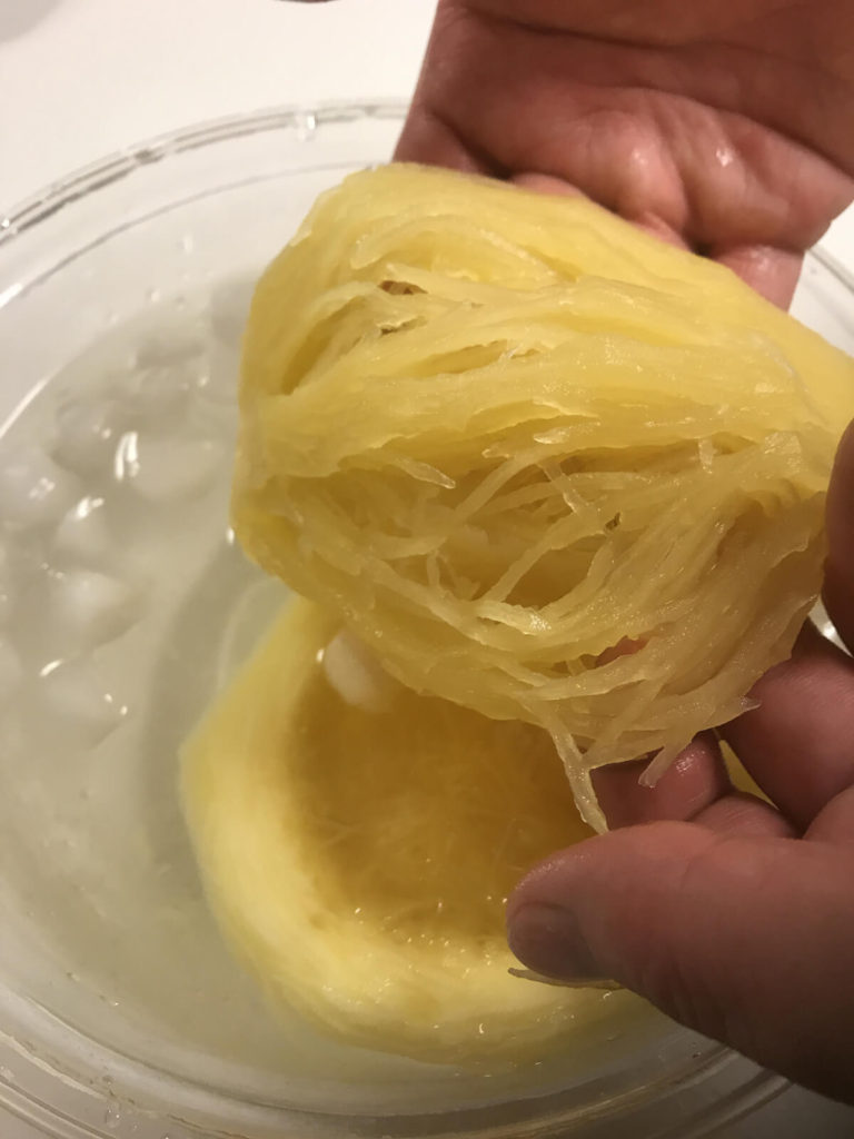 そうめん南瓜とイエロービーツ、モロッコ豆のサラダのレシピ_4