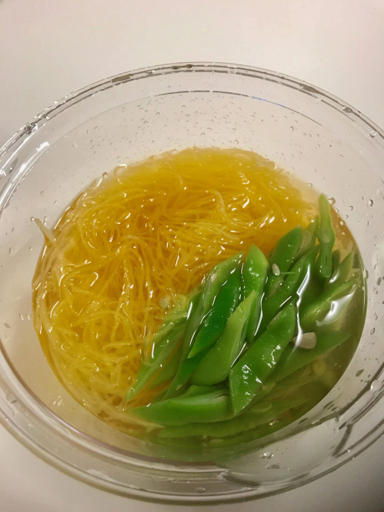 そうめん南瓜とイエロービーツ、モロッコ豆のサラダのレシピ_5