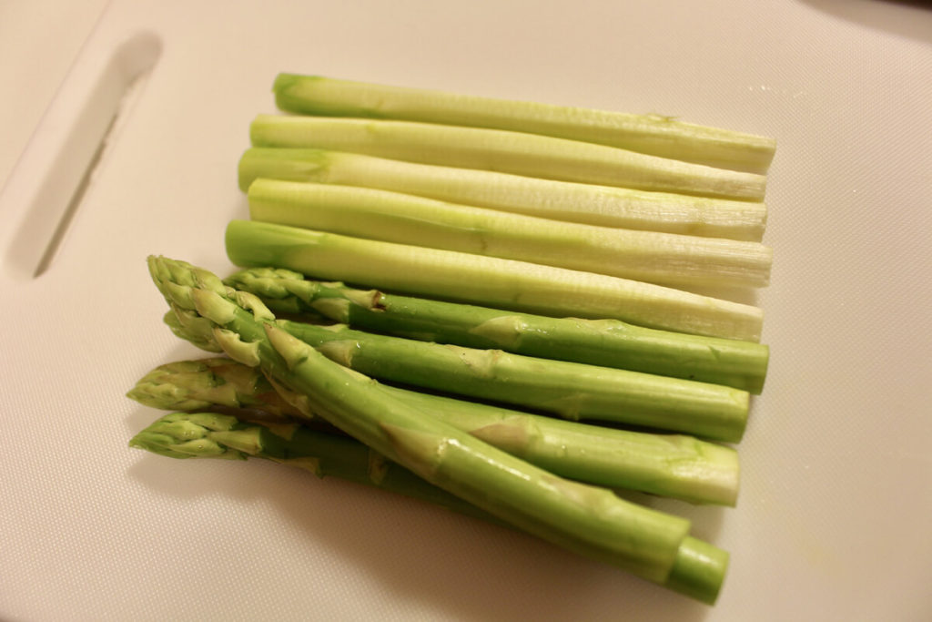 アスパラのチョリソ・イベリコ・ベジョータ、パイ包み焼きのレシピ_2