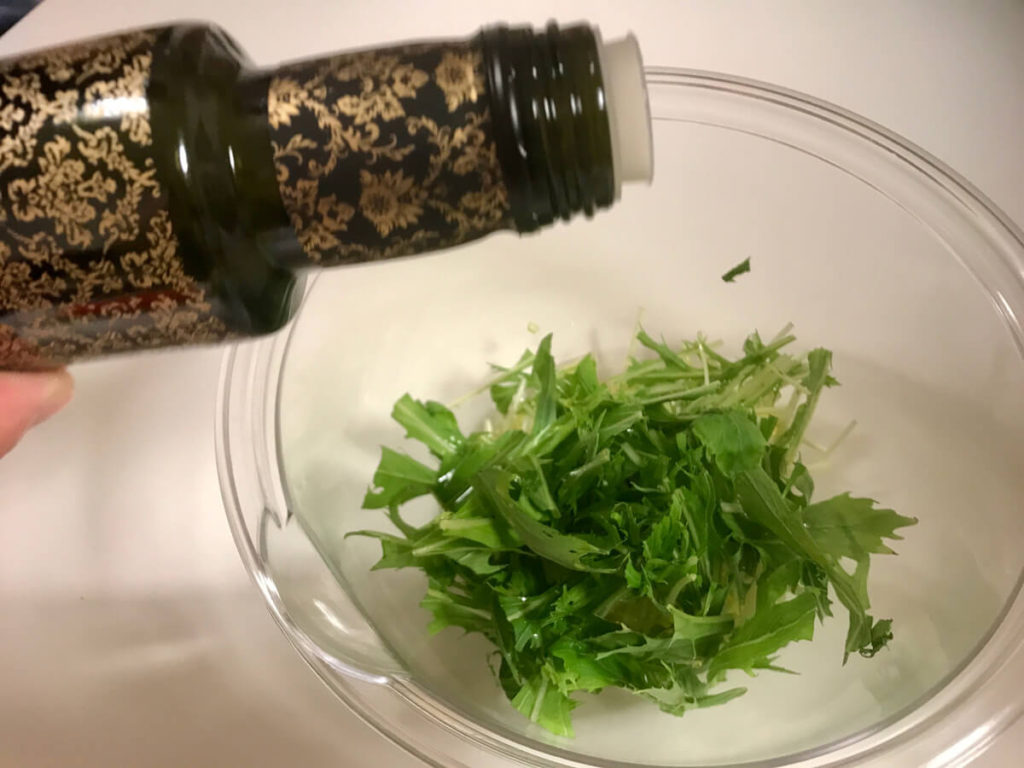 真鯛と菊花のご飯、オリーブオイル風味のレシピ_5