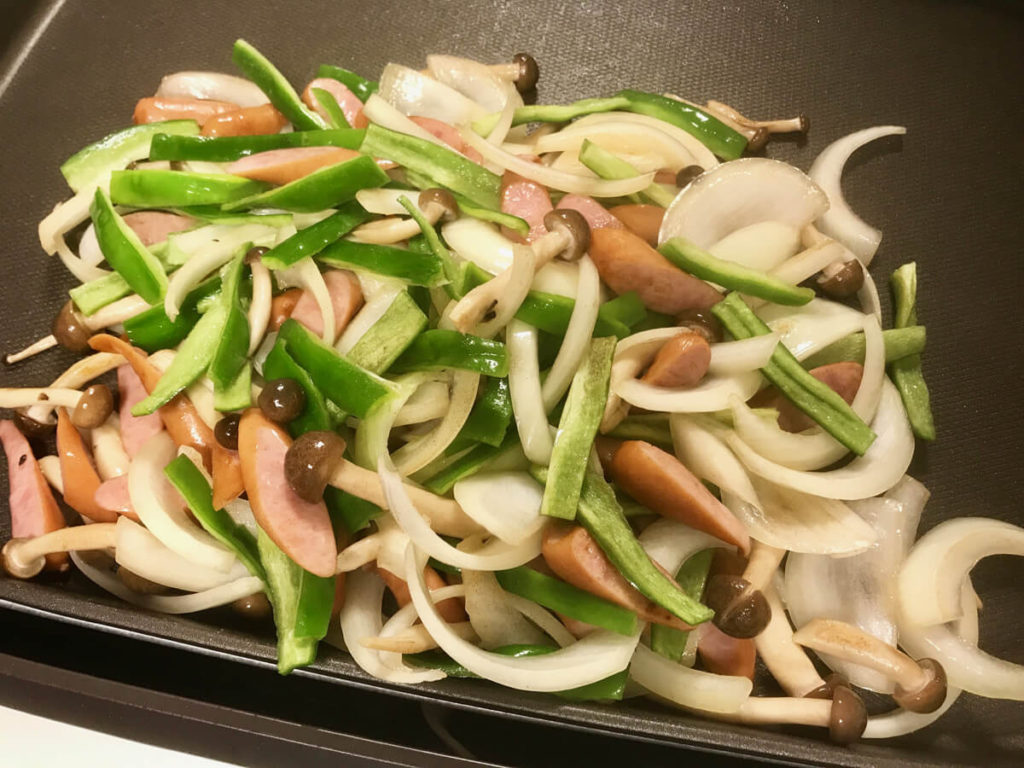 鉄板ナポリタンのレシピ_3