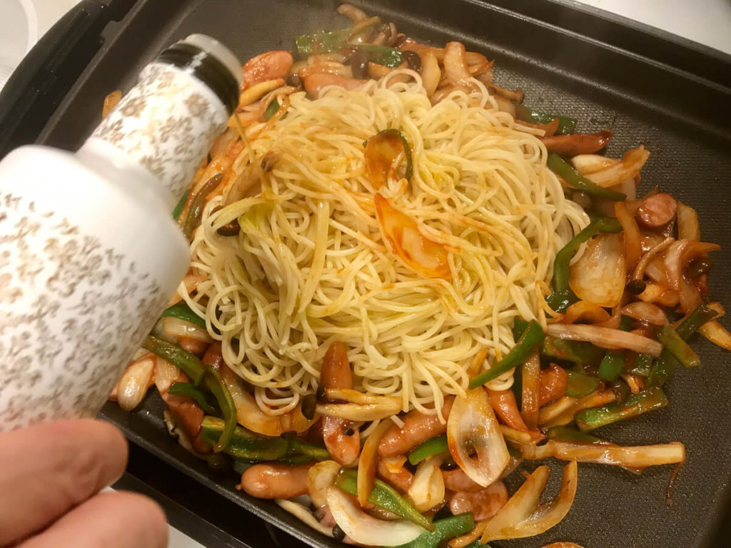 鉄板ナポリタンのレシピ_5