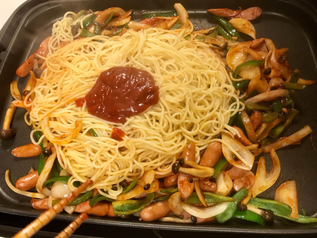 鉄板ナポリタンのレシピ_6