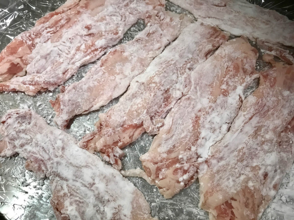豚バラ肉の鍬焼き丼のレシピ_1