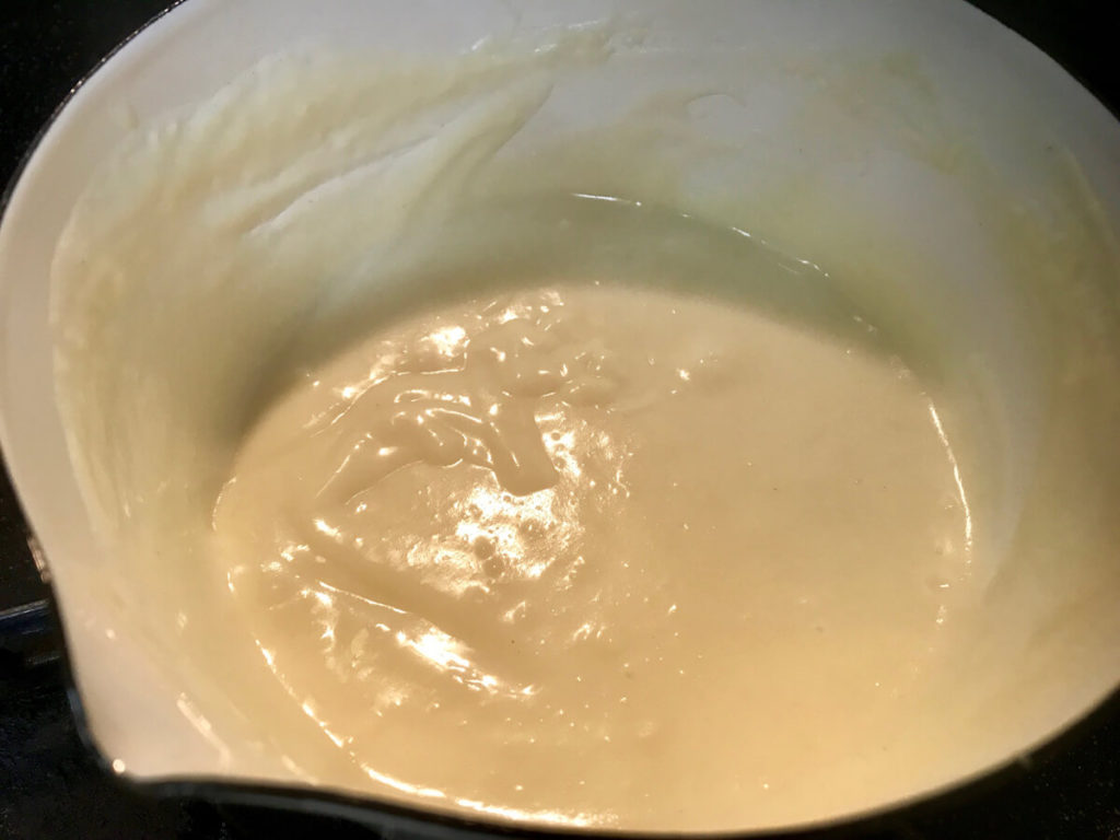 生ハム、坊ちゃんかぼちゃのマカロニグラタンのレシピ_7