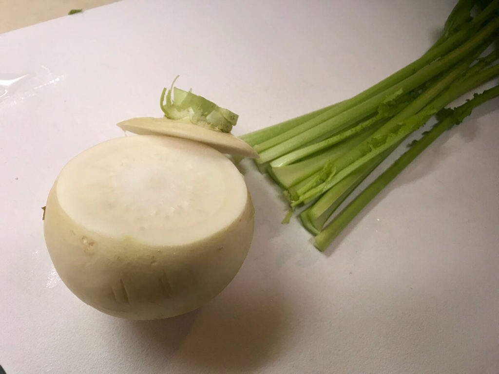 生ハムと小かぶのサラダのレシピ_1