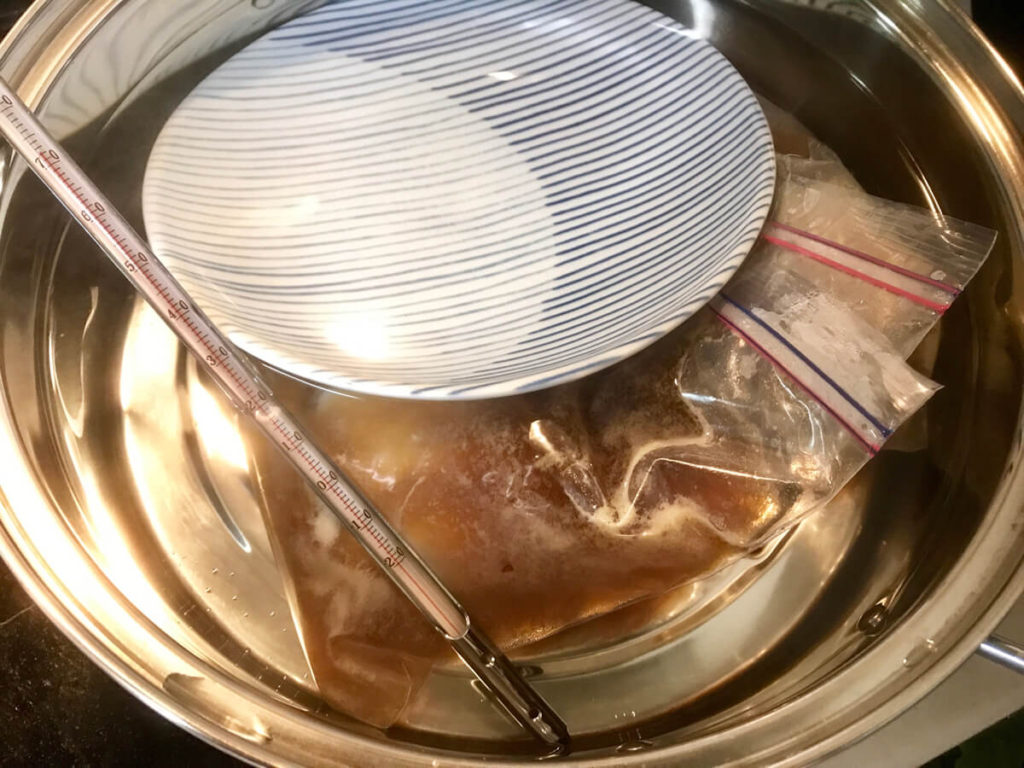 鶏胸肉の低温調理　オリーブオイルサラダのレシピ_3