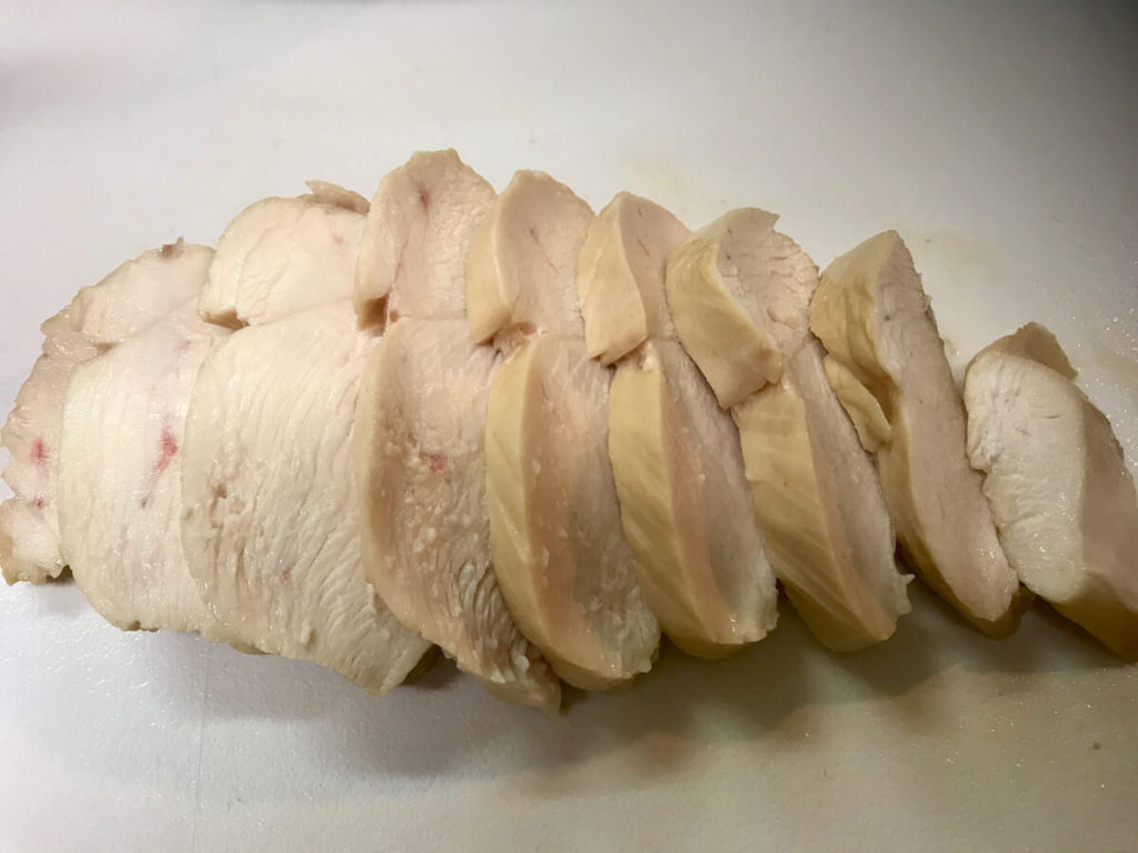 鶏胸肉の低温調理　オリーブオイルサラダのレシピ_4