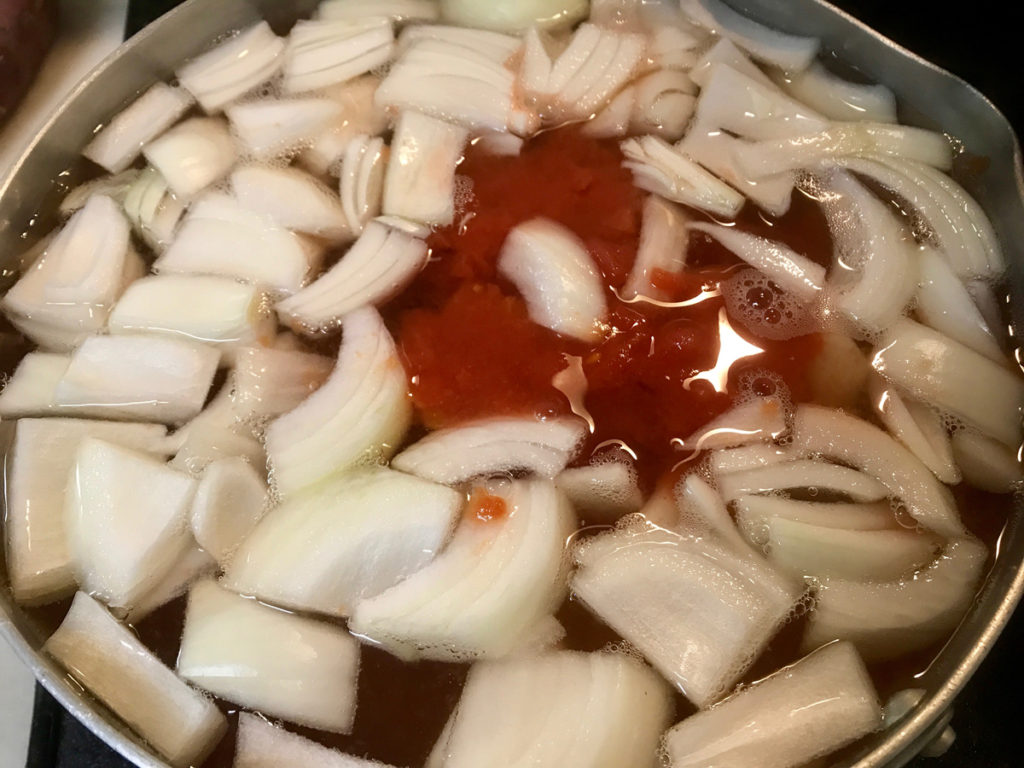 オリーブオイルと根菜トマト煮込みのレシピ_2