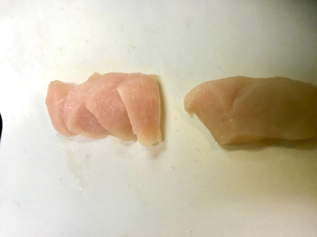 山独活とせり、蒸し鶏のオリーブ和えのレシピ_1