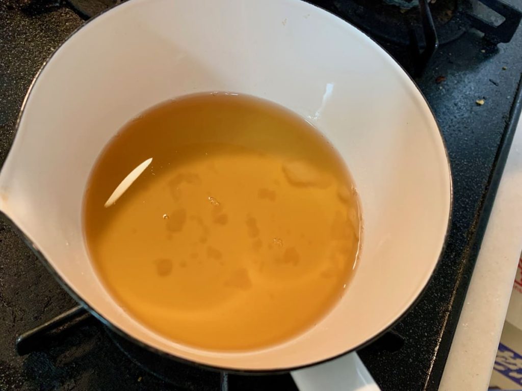 チョリソと筍の青海苔ジュレ掛けのレシピ_1