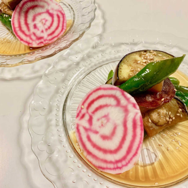 【レシピ】サルチチョンと京野菜の煮浸し