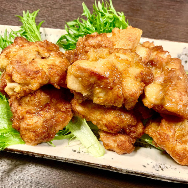 【レシピ】鶏のオリーブ唐揚げ