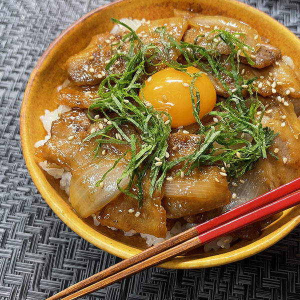 【レシピ】豚バラ照り焼き丼