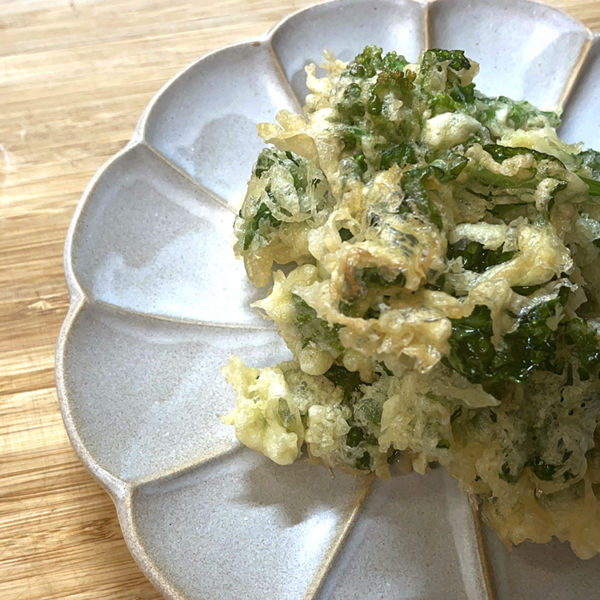 【レシピ】菜の花の天ぷら