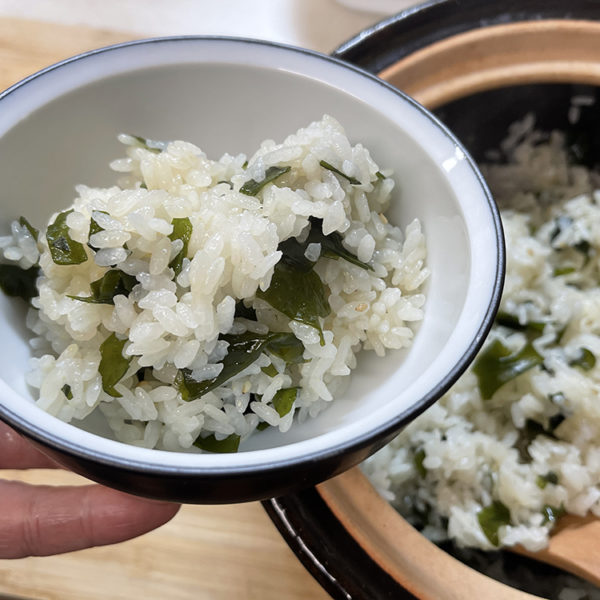 【レシピ】わかめごはん