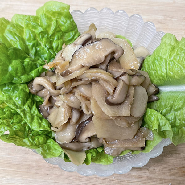 【レシピ】新生姜と椎茸のオリーブ炒め