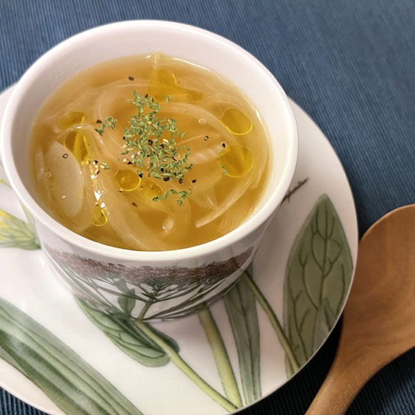 【レシピ】新玉葱の和風スープ
