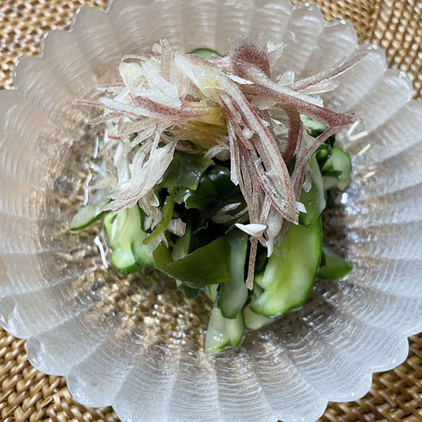 【レシピ】きゅうりとわかめの酢の物