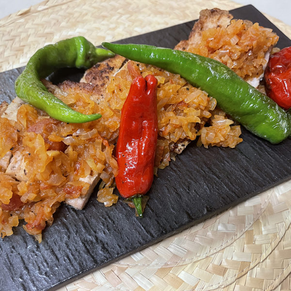 【レシピ】豚肉ソテーソースロベール風